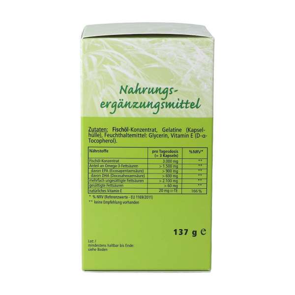 Super EPA 1000 Omega 3 Kapseln mit essentiellen Fettsäuren