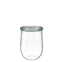 WECK Tulpenglas 950 ml mit Glasdeckel – 6 Stück