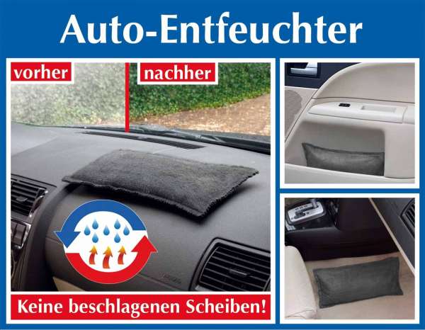 PureNature Auto Entfeuchter Kissen gegen Feuchtigkeit & Muff