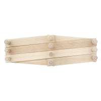 Vorschau: Holz Wandgarderobe mit vielen Haken - Side by Side Design Vorschau: Holz Wandgarderobe mit vielen Haken - Side by Side Design