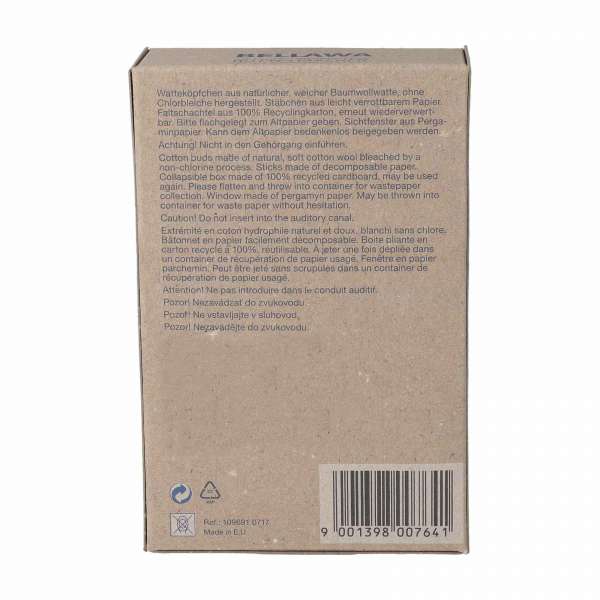 Wattestäbchen fusselfrei aus Baumwolle - 200 Stück Box