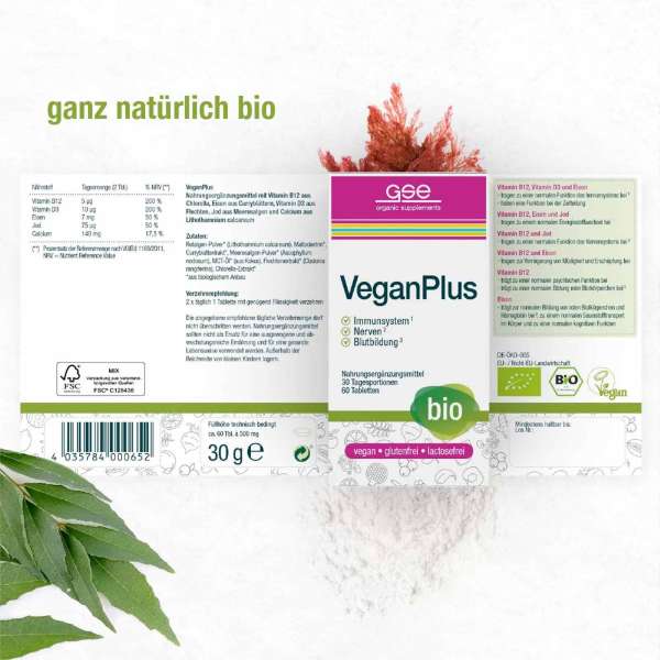 VeganPlus von GSE für Veganer & Vegetarier kaufen