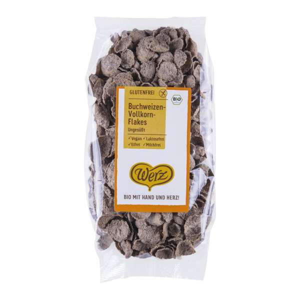 Glutenfreie Buchweizen Flakes für ein vollwertiges Frühstück Glutenfreie Buchweizen Flakes für ein vollwertiges Frühstück