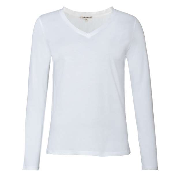 Living Crafts Damen Langarm-Shirt Tarana aus Bio-Baumwolle Living Crafts Damen Langarm-Shirt Tarana aus Bio-Baumwolle