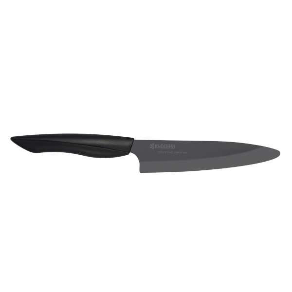 Extrem scharfe, schwarze Keramikmesser Shin black von Kyocera