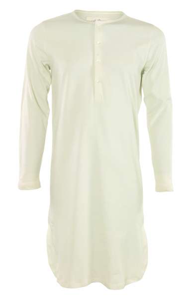 Nachthemd Langarm mit Knopfleiste - weiche Bio Baumwolle Nachthemd Langarm mit Knopfleiste - weiche Bio Baumwolle