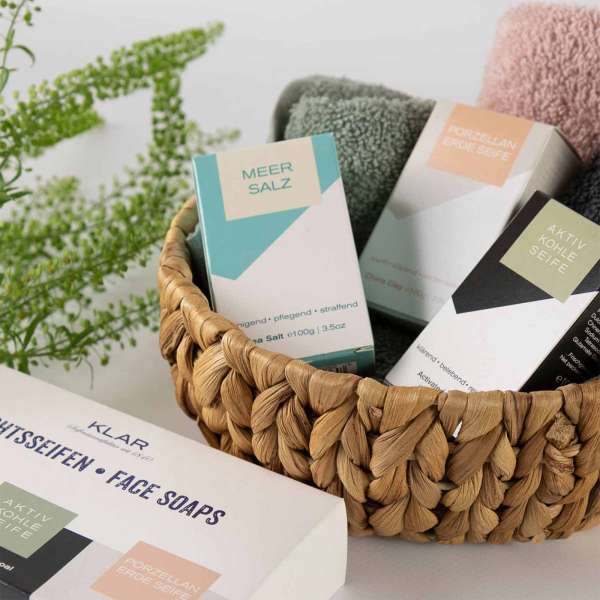 Naturseifen-Set von Klar für sensible Haut