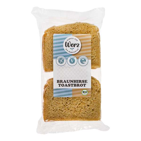 Bio Toastbrot mit Braunhirse - Glutenfrei aus der Werz Naturkornmühle Bio Toastbrot mit Braunhirse - Glutenfrei aus der Werz Naturkornmühle