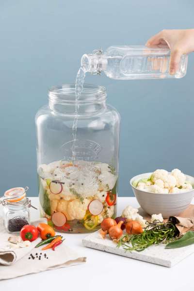 Kilner Fermentier Glas 5 Liter für gesundes Fermentieren