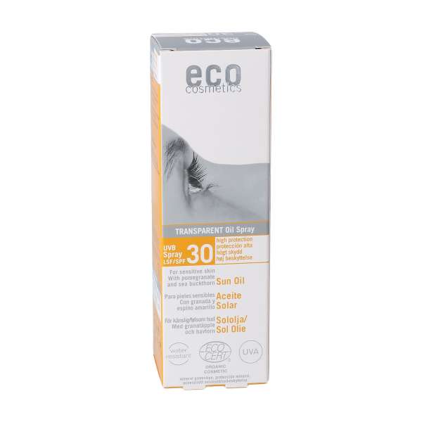 Eco Cosmetics Sonnenöl mit Lichtschutzfaktor 30 ohne Emulgatoren