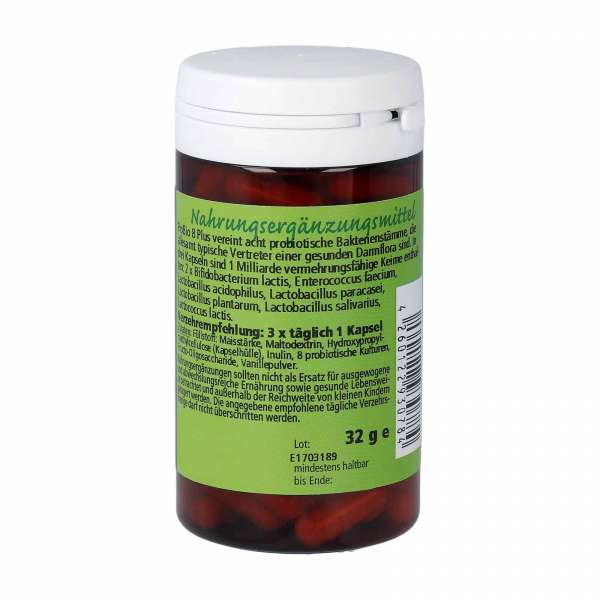 ProBio 8 Plus Kapseln mit 8 Lebendkulturen für die Darmflora