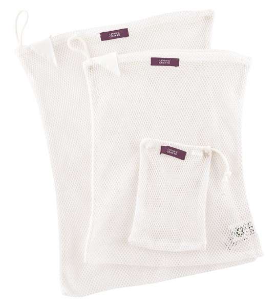 Wäschenetz Baumwolle mit Reißverschluss - im 3er Set kaufen Wäschenetz Baumwolle mit Reißverschluss - im 3er Set kaufen