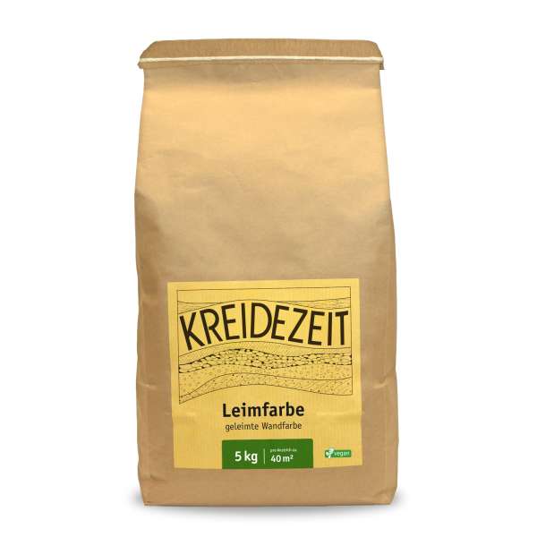 Kreidezeit Leimfarbe - geleimte Wandfarbe für den Innenbereich Kreidezeit Leimfarbe - geleimte Wandfarbe für den Innenbereich
