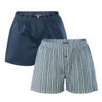 Living Crafts Herren Satin Boxershorts 2er-Pack Living Crafts Herren Satin Boxershorts 2er-Pack
