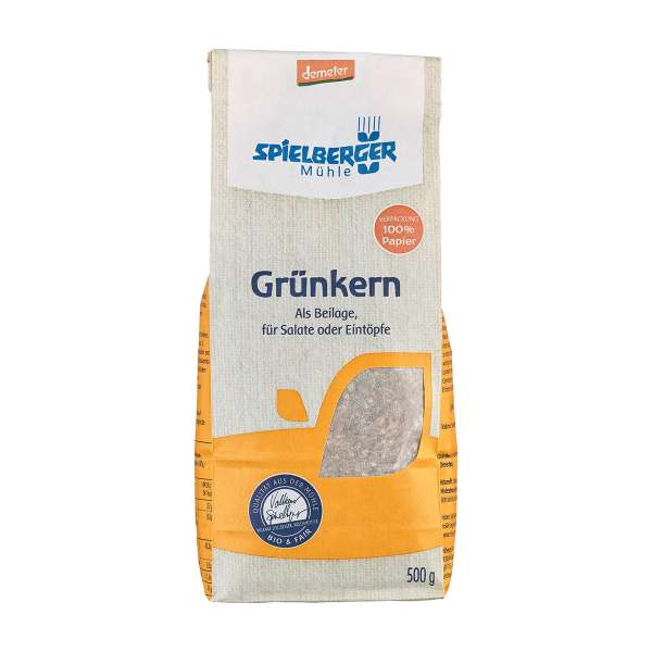 Demeter Dinkel Grünkern von der Spielberger Mühle Demeter Dinkel Grünkern von der Spielberger Mühle