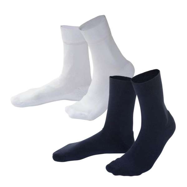 Damen Socken 2er Pack: Bio Socken mit Plüschsohle Damen Socken 2er Pack: Bio Socken mit Plüschsohle