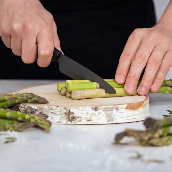 Extrem scharfe, schwarze Keramikmesser Shin black von Kyocera