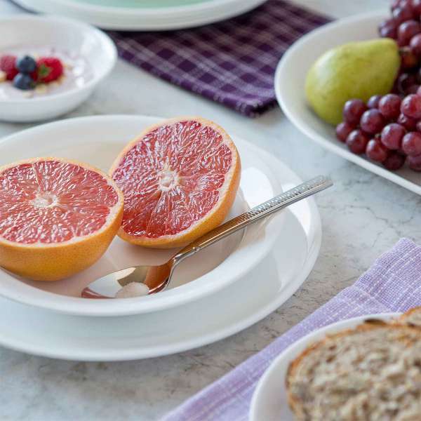 Corelle weißer Teller 26 cm: kratzfest & spülmaschinenfest