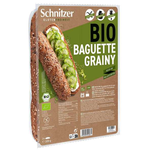 Baguette zum Aufbacken glutenfrei in 15 Minuten fertig servieren Baguette zum Aufbacken glutenfrei in 15 Minuten fertig servieren