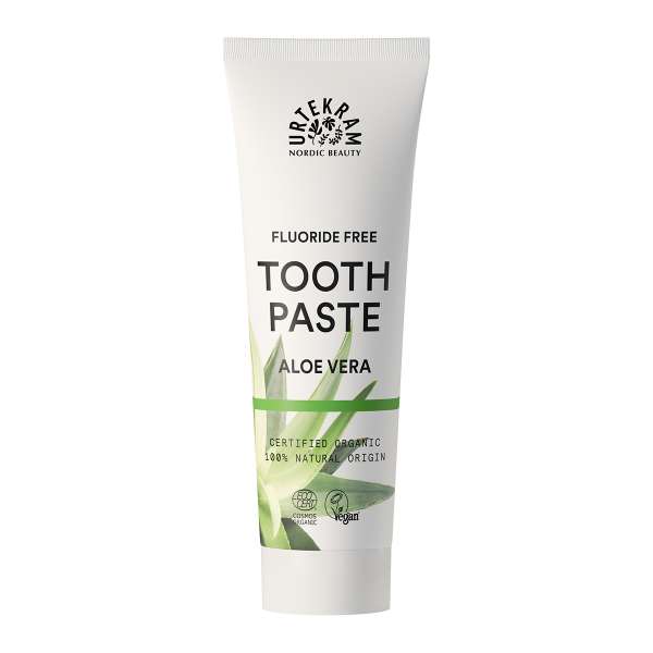 Urtekram Aloe Vera Zahncreme - homöopathieverträglich und vegan Urtekram Aloe Vera Zahncreme - homöopathieverträglich und vegan
