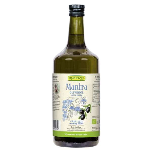 Rapunzel griechisches Olivenöl Manira, nativ extra, 1 l Rapunzel griechisches Olivenöl Manira, nativ extra, 1 l