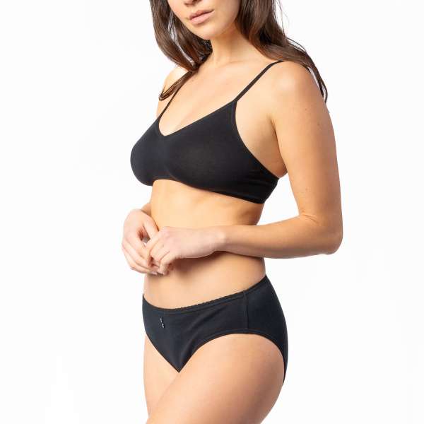 Living Crafts Damen Slip Rasina aus Bio-Baumwolle, 2er-Pack