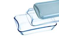 Simax Exclusive Brat- u. Backform: Borosilikatglas, 2 Deckel Simax Exclusive Brat- u. Backform: Borosilikatglas, 2 Deckel