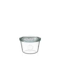 WECK Sturzglas 280 ml mit Glasdeckel – 6 Stück