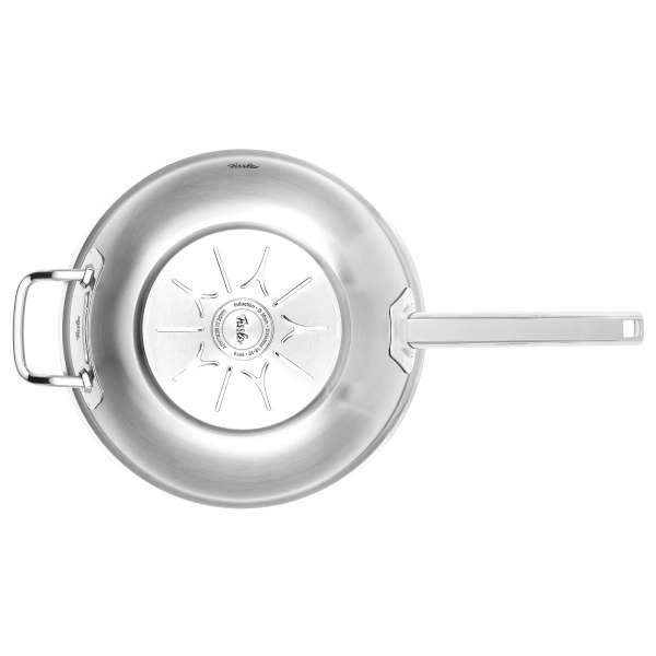 Fissler Edelstahl Wokpfanne - mit Deckel - Profi Collection