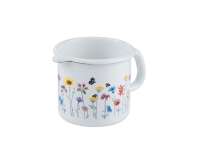 RIESS Schnabeltopf Flora aus Emaille – Ø 10 und 12 cm