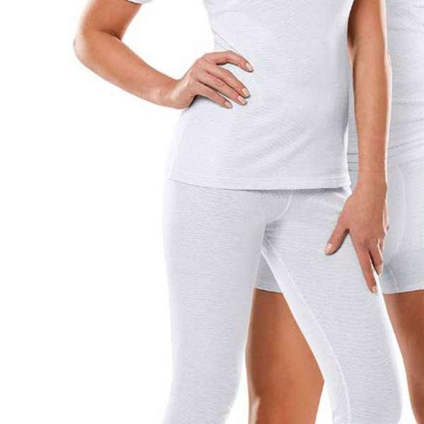 Weiße blickdichte Leggings - Antiwave gegen Elektrosmog