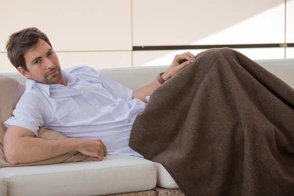 Wunderbar weiche Yakhaar Decke aus echter Yakwolle