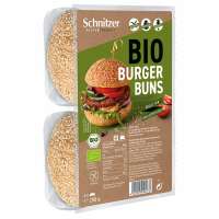 Schnitzer Burger Buns glutenfrei - Bio-Zutaten zum Aufbacken Schnitzer Burger Buns glutenfrei - Bio-Zutaten zum Aufbacken