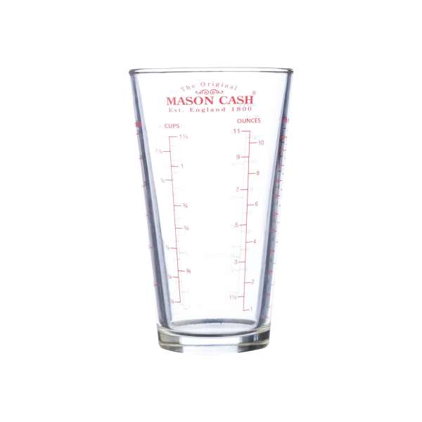 Mason Cash Messbecher 300 ml aus Glas zum Backen und Kochen Mason Cash Messbecher 300 ml aus Glas zum Backen und Kochen