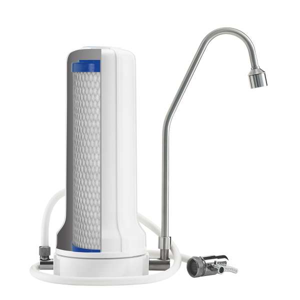 Alvito Auftischfilter Basic: im Handumdrehen angeschlossen