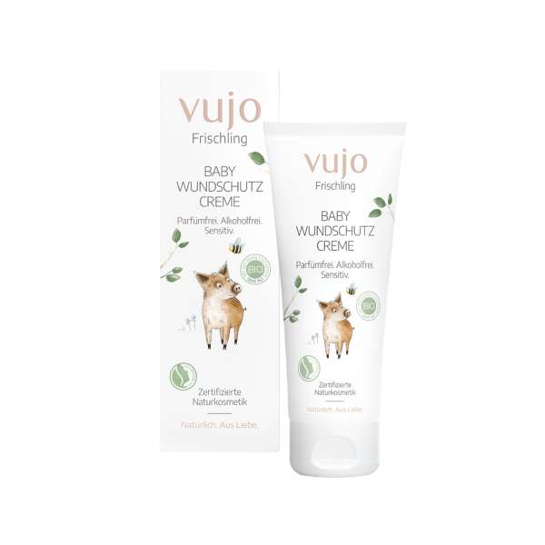 Vujo Baby Wundschutzcreme für Babys ab dem ersten Tag Vujo Baby Wundschutzcreme für Babys ab dem ersten Tag