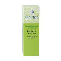 BioPräp Cayenne Extrakt Tinktur - Cayennepfeffer Tropfen, 20 ml BioPräp Cayenne Extrakt Tinktur - Cayennepfeffer Tropfen, 20 ml