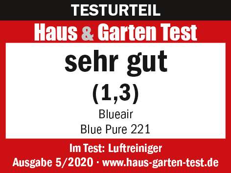 Blueair Blue Pure 221 Premium Luftreiniger im Metall Design