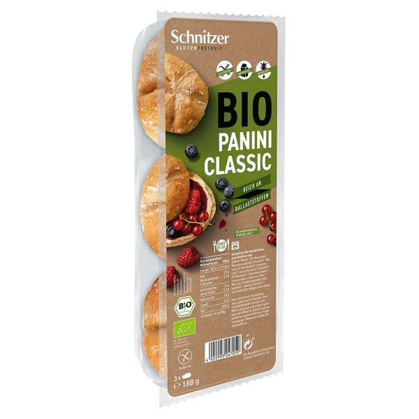 Schnitzer glutenfreie Semmeln Panini Royal zum Aufbacken Schnitzer glutenfreie Semmeln Panini Royal zum Aufbacken