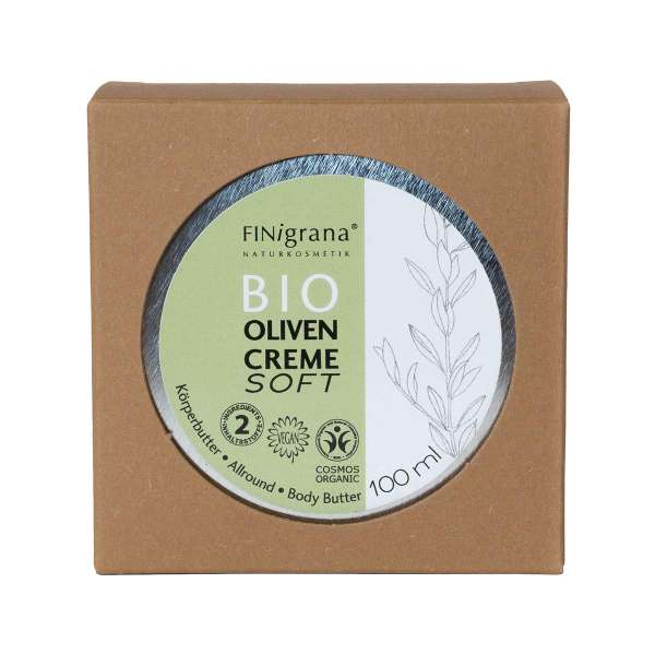 FiniGrana Olivenöl Gesichtspflege Creme - 100% Bio ohne Parabene