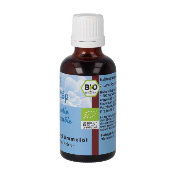 BioPräp Schwarzkümmelöl aus Ägypten, kaltgepresst