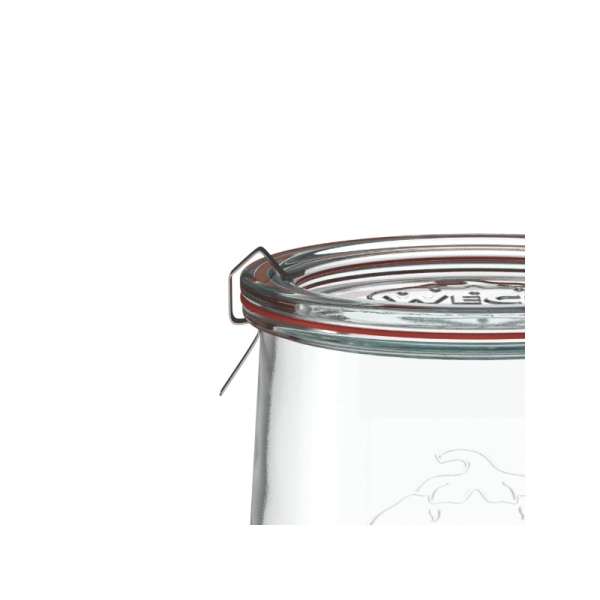 WECK Tulpenglas 1062 ml mit Glasdeckel – 6 Stück