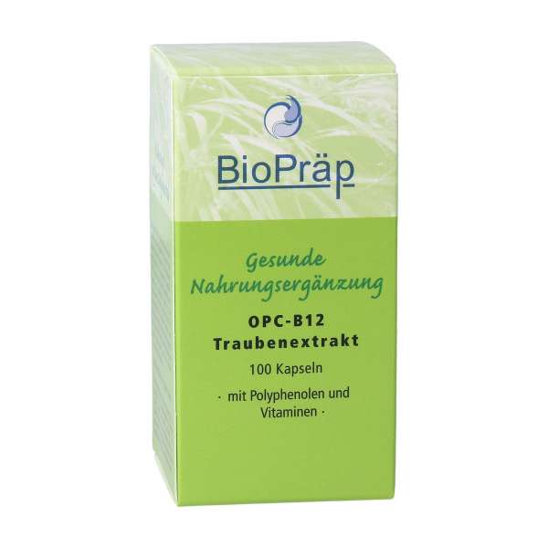 Traubenkernextrakt OPC + B12 mit Vitamin C Traubenkernextrakt OPC + B12 mit Vitamin C