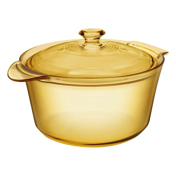 Visions Flair 5,5 l Glastopf: Kochtopf aus Borosilikatglas