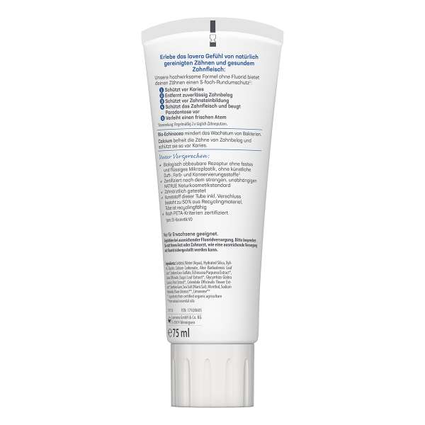 Zahnpasta ohne Titandioxid: Zahncreme von Lavera - Ohne Mikroplastik