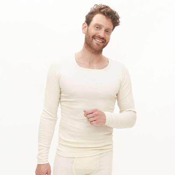Living Crafts Herren Langarm-Shirt Johan aus Bio-Baumwolle