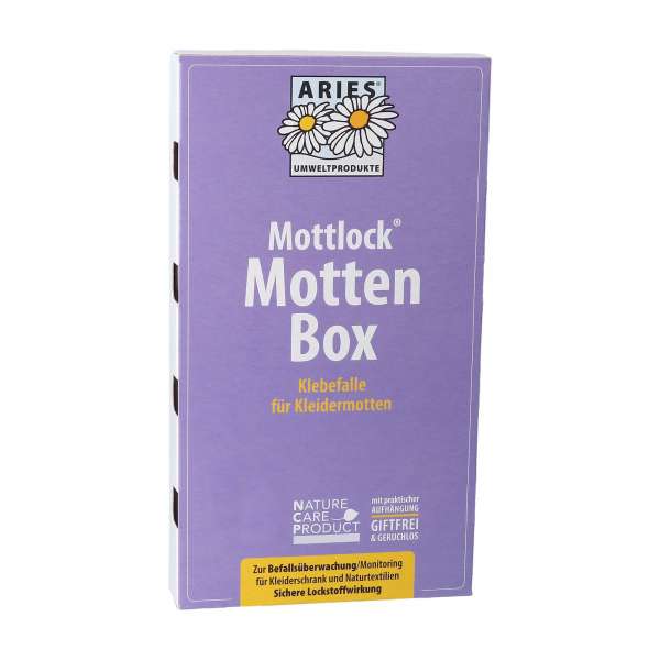 Aries Mottlock Kleidermottenfalle gegen Motten im Schrank Aries Mottlock Kleidermottenfalle gegen Motten im Schrank