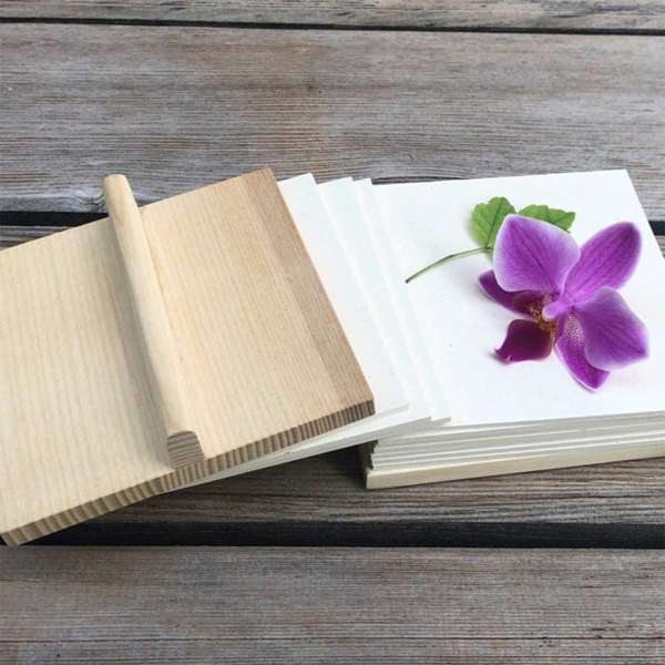 Side by side Blütenpresse zum Trocknen und Pressen