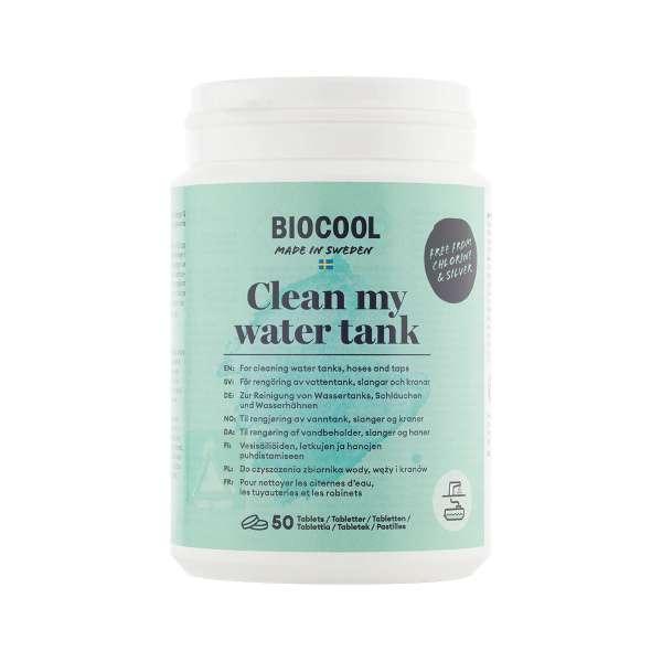 Wassertankreiniger Biocool Clean my water tank, 50 Tbl. Wassertankreiniger Biocool Clean my water tank, 50 Tbl.