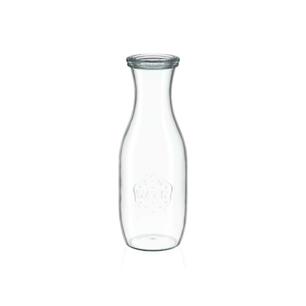 WECK Glaskaraffe 1000 ml mit Glasdeckel – 6 Stück WECK Glaskaraffe 1000 ml mit Glasdeckel – 6 Stück